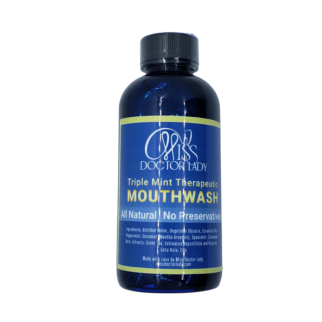 Miss Doctor Lady's Triple Mint Therapeutic Mouthwash - Travel Size